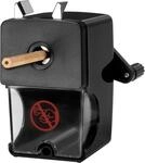 Westcott Spitzmaschine mit Kurbel | Manueller Anspitzer f&uuml;r Stifte 7-12mm | Spitzer