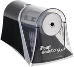 Westcott E-15510 00 iPoint Axis Elektrischer Anspitzer mit automatischem Spitz-Stopp,