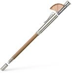 Graf von Faber-Castell - Perfekter Bleistift Platiniert Braun | Premium Bleistift mit