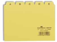 Durable Leitregister A - Z, A6 quer, 1 Stück, gelb, 366004