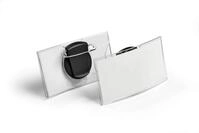 Durable Namensschild konvex (mit Kombiklemme, 40 x 75 mm) Packung &agrave; 25 St&uuml;ck,