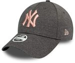 New Era New York Yankees MLB Jersey Grey 9Forty Adjustable Women Cap - One-Size