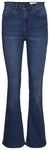 Noisy may Damen Nmsallie Hw Flare Vi021mb Noos Jeans, Medium Blue Denim, 27 EU