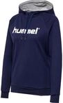 hummel Damen Hmlgo bomulds logo h&aelig;ttetr&oslash;je Kapuzenpullover, Marine, M EU