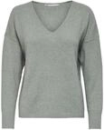 ONLY Damen ONLRICA Life L/S V-Neck PULLO KNT NOOS Strickjacke, Chinois GreenDetail:W.