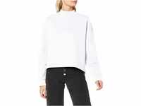Urban Classics Damen TB3012-Ladies Oversized High Neck Crew Sweatshirts, White,...