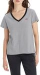 Levi's Damen Perfect V-Neck T-Shirt,Annalise Stripe Cloud Dancer,M