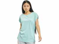 Urban Classics Damen Ladies Extended Shoulder Tee T-Shirt, bluemint, L
