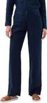 BRAX Damen Style Farina Pure Linen Hose Navy 34W / 32L