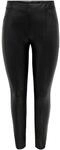 ONLY Damen Onljessie Faux Leather Otw Noos Leggings, Schwarz, L EU