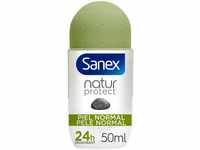 Sanex Natur Protect, Deodorant für Männer oder Frauen, Roll-On-Deodorant,