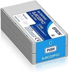 Epson S020602 Tintenpatrone, C33S020602, 32,5ml, cyan (blau)