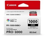 Canon Tintenpatrone PFI-1000 MBK Mattschwarz black 80 ml ORIGINAL f&uuml;r...