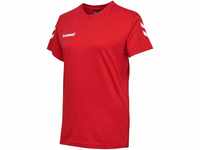 hummel Damen Hmlgo bomuld T shirts, True Red, XS EU