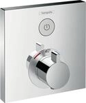 hansgrohe ShowerSelect Unterputz Thermostat, f&uuml;r 1 Funktion, Chrom