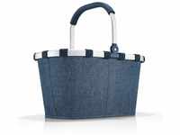 reisenthel carrybag in Twist Blau - Stabiler Einkaufskorb mit viel Stauraum und