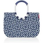 reisenthel loopshopper L in Signature Navy, silberner Rahmen &ndash; Stabile Tasche mit