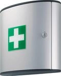 Durable Erste Hilfe Kasten First Aid Box M, mit Schloss, ungef&uuml;llt, silber, 197023
