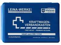 Leina-Werke 10001 KFZ-Verbandkasten Standard, Blau/Weiß