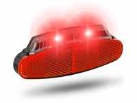 Büchel LED Fahrrad Gepäckträgerlicht | Rücklicht | Fahrradrücklicht für
