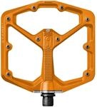 STEMPEL 7 breite orangefarbene Pedale