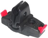 KLICKfix Zubeh&ouml;r Satteladapter mit Seilschlosshalter, One Size, Schwarz, 0500