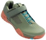 Crankbrothers Unisex Mallet-e Speed Lace Fahrradschuhe, Gr&uuml;nes, blaues Gummi