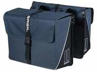 Basil Unisex – Erwachsene Forte Doppeltasche, Blue/Black, 41 x 15 x 43 cm
