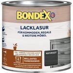 Bondex Lacklasur Anthrazit 0,375 L f&uuml;r 3,75m&sup2; | 2in1 - veredelt und versiegelt 