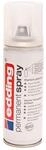 edding 5200 Permanentspray Klarlack - transparent gl&auml;nzend - 200 ml - Acryllack f&uuml;r