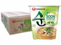 NONGSHIM - Instant Cup Nudeln Suppe Soon Veggie - Multipack (12 X 67 GR)