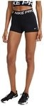 Nike Damen W Np 365 3" Shorts, Black/White, L EU