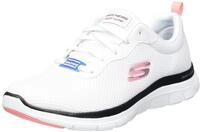 Skechers Damen Flex Appeal 4.0 Brilliant View sneakers,sports shoes, White Mesh Black