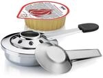 kela Pastenbrenner-Set Vesuv, 2-teilig, Edelstahl, silber gl&auml;nzend,...