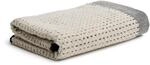 M&ouml;ve Eden Piqu&eacute;estruktur Handtuch 50 x 100 cm aus 90% Baumwolle, 10% Leinen,