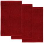 m&ouml;ve Superwuschel G&auml;stetuch 30 x 50 cm aus 100% Baumwolle, ruby 3er Set