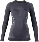 UYN EVOLUTYON DAMEN LANG&Auml;RMLIGES UNTERHEMD, grau (Charcoal/Anthracite/Aqua), XS