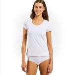 Odlo Unterhemd f&uuml;r Damen Kurzarm Active F-Dry Light | Wei&szlig; | Gr&ouml;&szlig;e S 