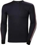 Helly Hansen Herren HH Lifa Stripe Crew, Marineblau, 2XL