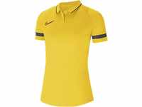 Nike Dri-FIT Academy Women's Soccer Polo, tour yellow/black/anthracite/black, XS