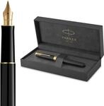 Parker Sonnet F&uuml;ller | Matt-Schwarze Lackierung mit Goldzierteilen 