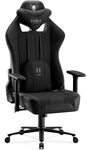 Diablo Gaming Stuhl Stoff X-Player 2.0 - Breite Sitzfl&auml;che - Gaming Chair mit 3D