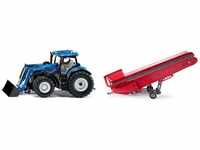siku 6797, New Holland T7.315 Traktor mit Frontlader, Blau, 1:32 & 2466,...