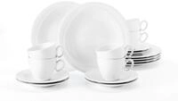 Seltmann Weiden 001.736893 Kaffeeservice 18-teilig Trio wei&szlig;, 43.0 x 24.0 x...