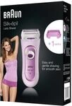 Braun Silk-&eacute;pil Lady Shaver, Kabelloser Damenrasierer Elektrisch, Elektrischer
