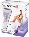Remington Damenrasierer smooth&silky WSF5060, Bikini Trimmaufsatz, batteriebetrieben,