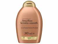 OGX Brazilian Keratin Smooth Conditioner (385 ml), glättende Haarspülung mit