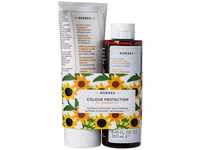 KORRES Sunflower & Mountain Tea Haarpflege Set für coloriertes Haar,...