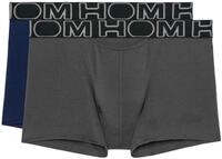 HOM - Herren - Boxer Briefs 2-Pack 'Boxerlines HO1' - Retroshorts - All Black -