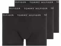 Tommy Hilfiger Herren 3er Pack Boxershorts Trunks Unterwäsche, Schwarz